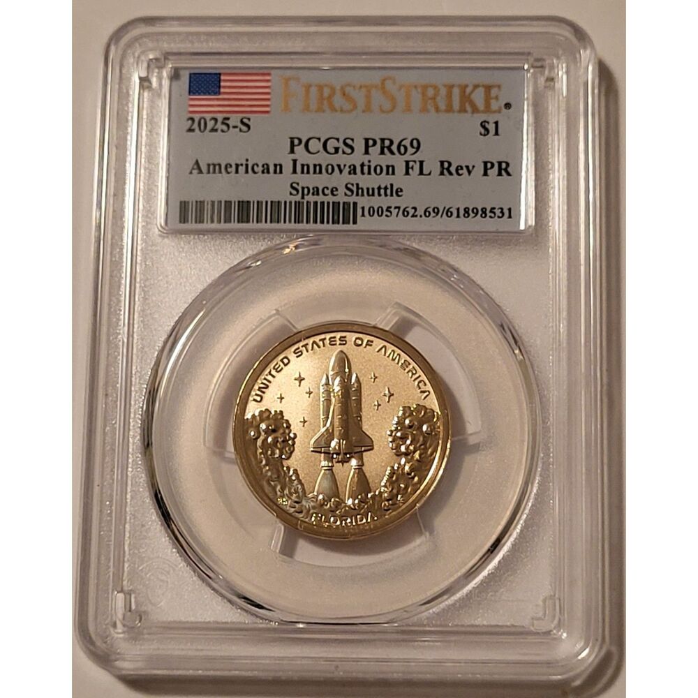 2025 S American Innovation Dollar Florida Reverse Proof PR69 PCGS FS